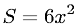 Surface area of a cube