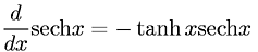 Derivative of Hyperbolic Secant